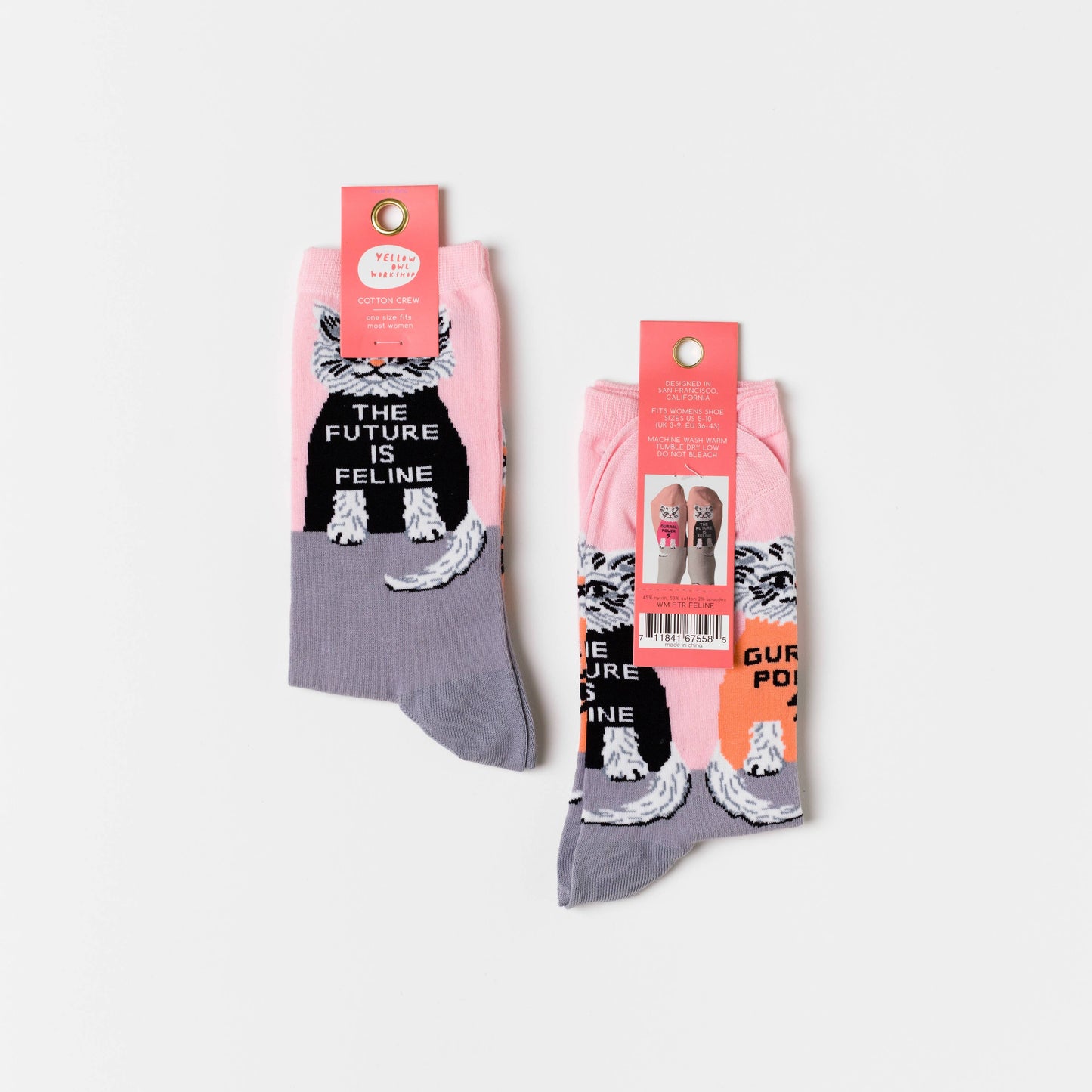 Future Is Feline Socks
