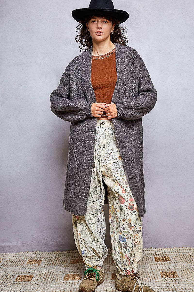 POL: Chunky Knit  Cardi