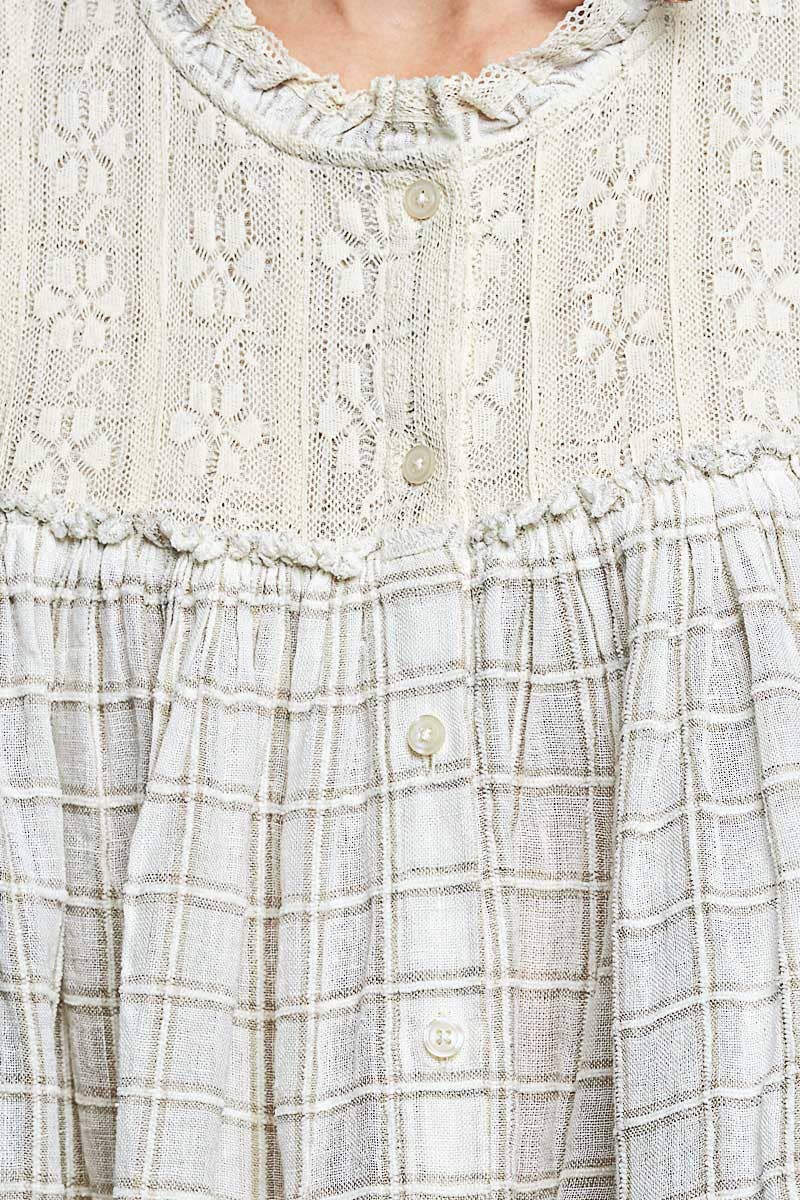 POL: Flowy Lace  Blouse
