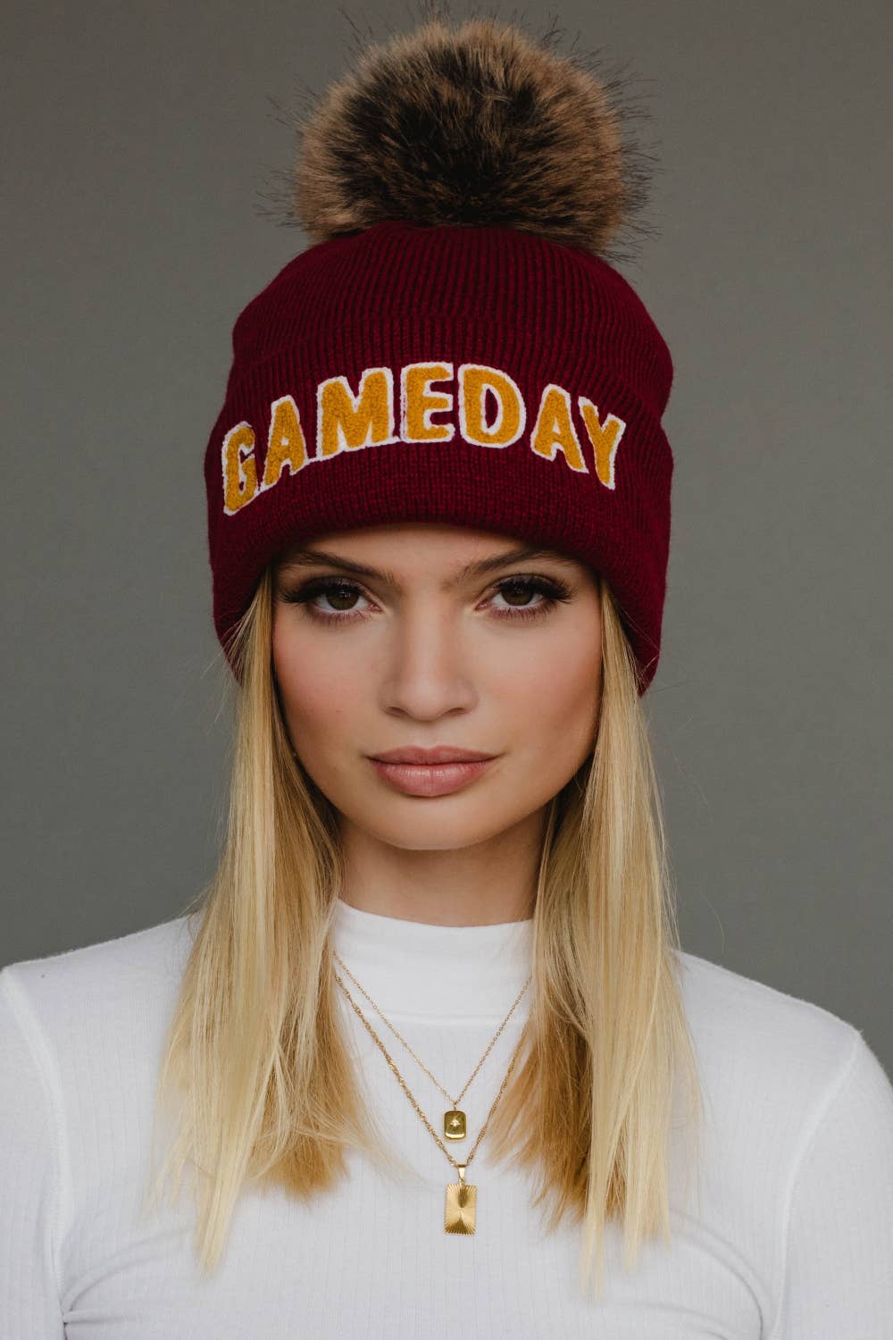 Maroon & Gold Game Day Hat