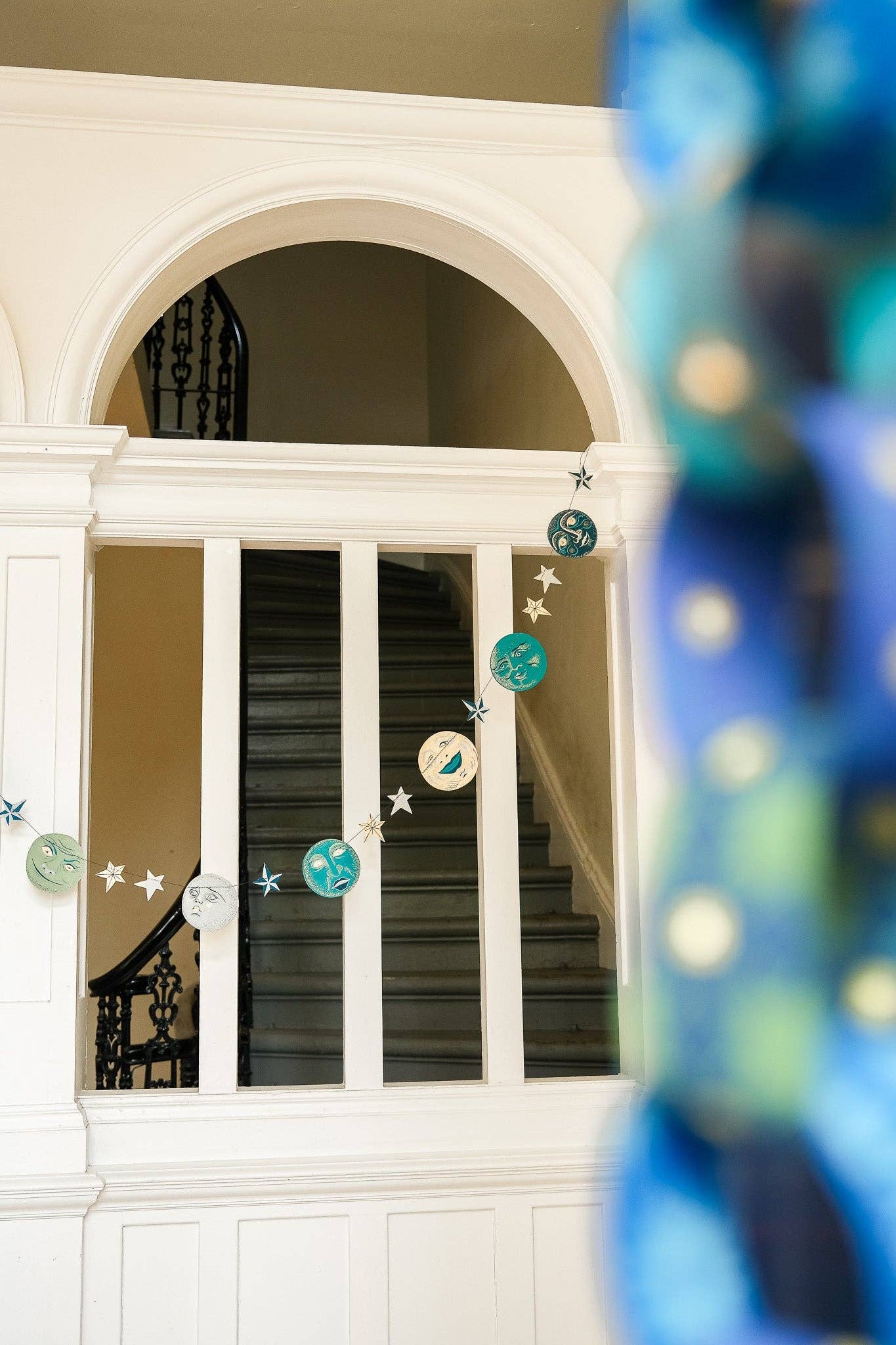 MAN ON THE MOON SEWN GARLAND