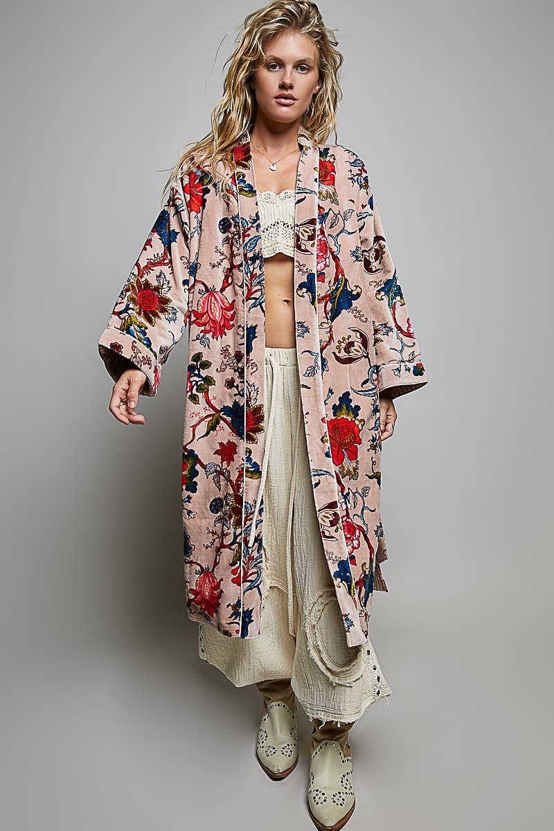Pol: Velvet Duster Coat