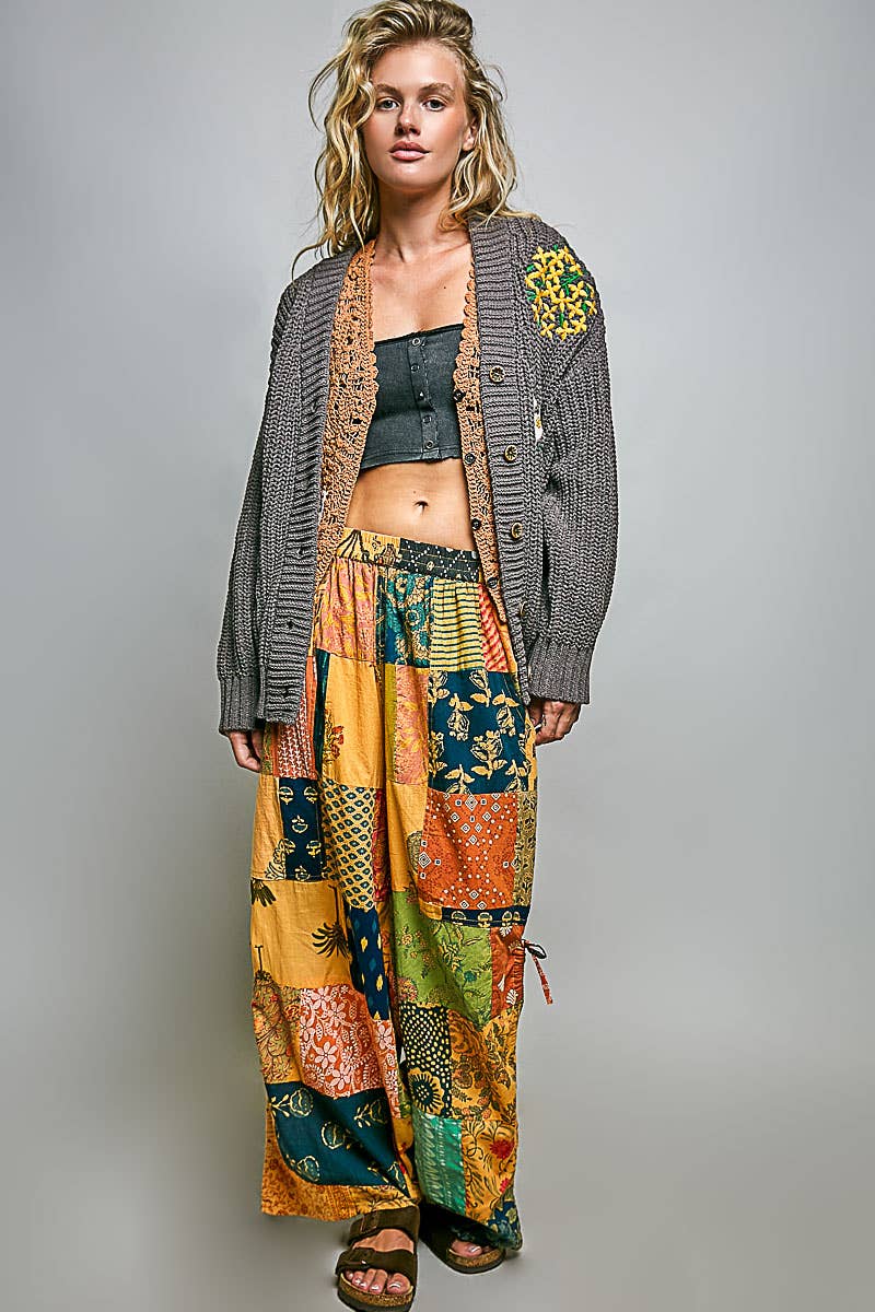Flower Embroidered Cardi