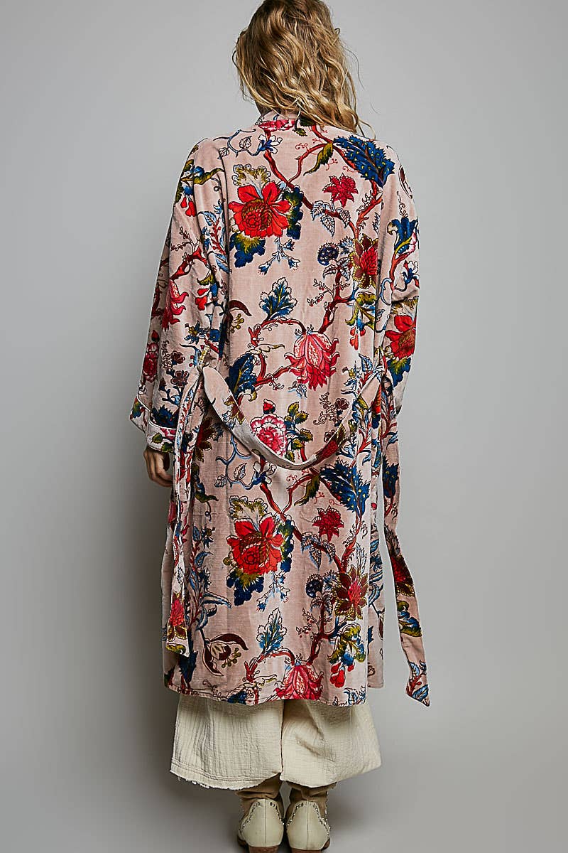 Pol: Velvet Duster Coat