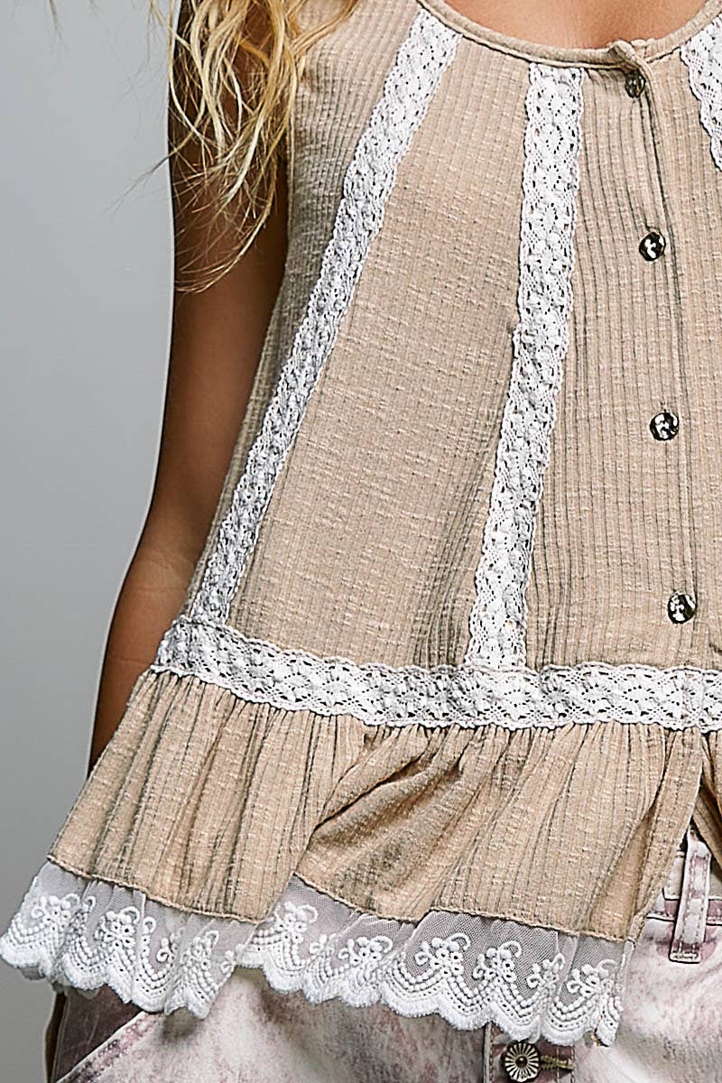 Pol: Button Down Top
