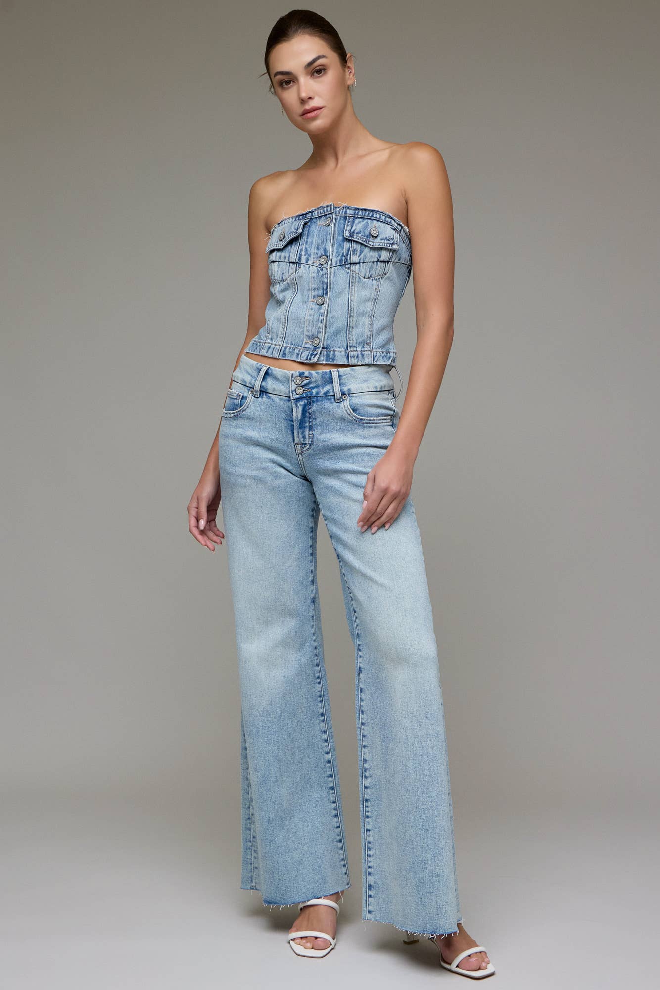 DOUBLE BUTTON FLARE