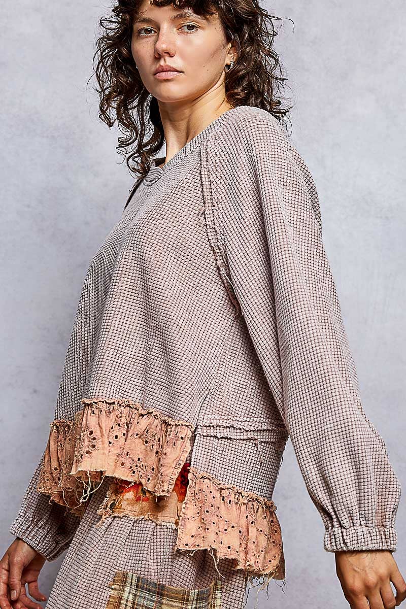 Thermal Cross-back Raglan