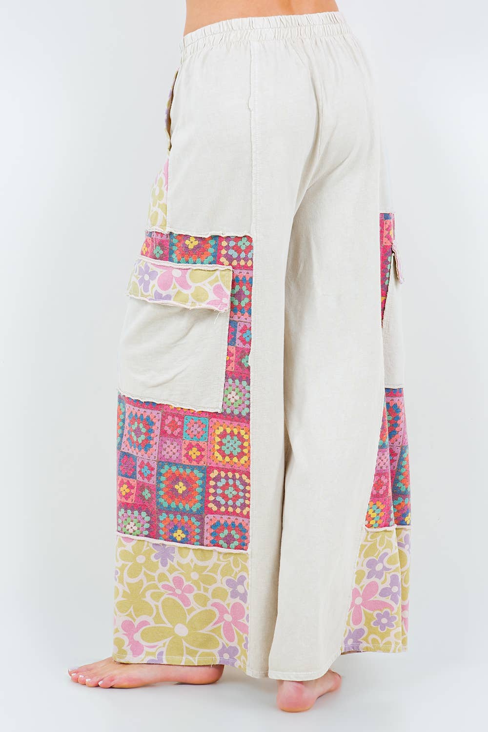 Crochet Print Pants