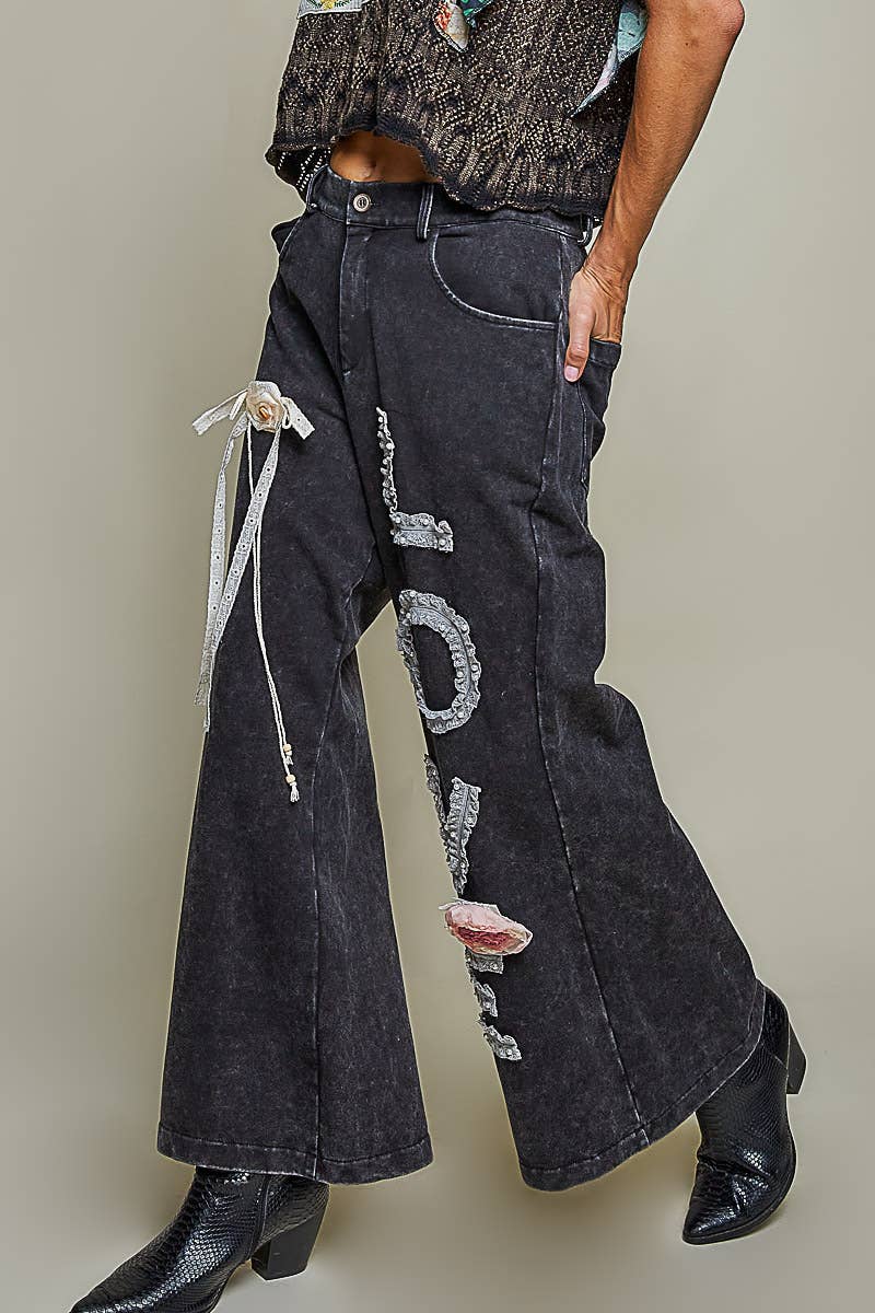 Love Lace Knit Pants