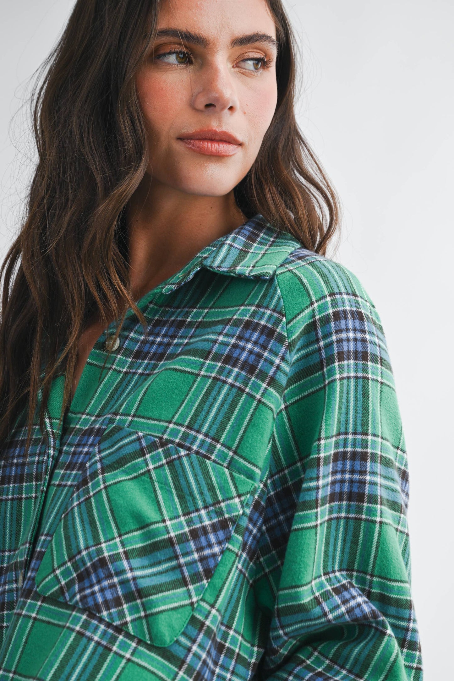 Oversized Flannel  Shirt