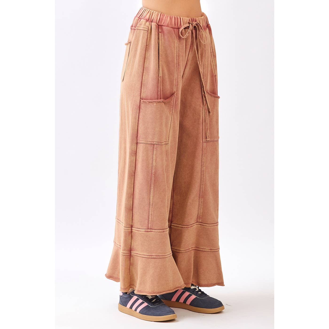 Terry Ruffle Pants