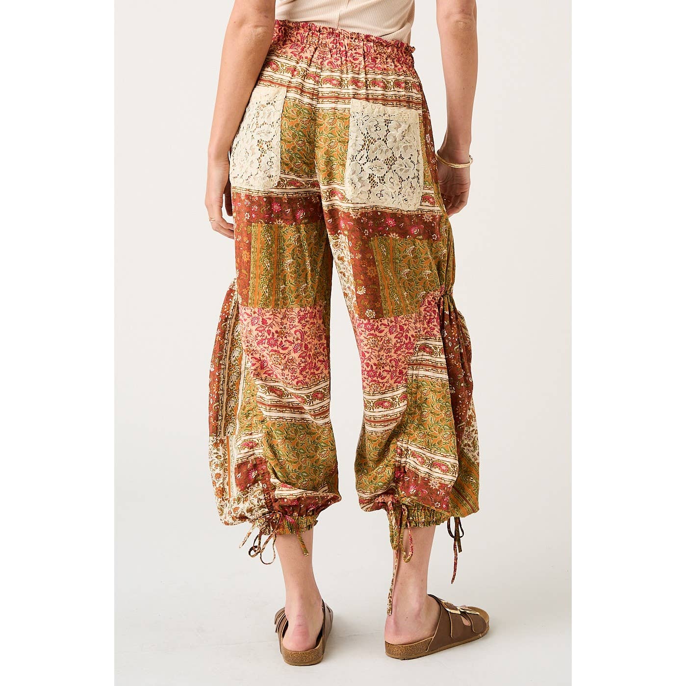 PATCH PRINT PANTS