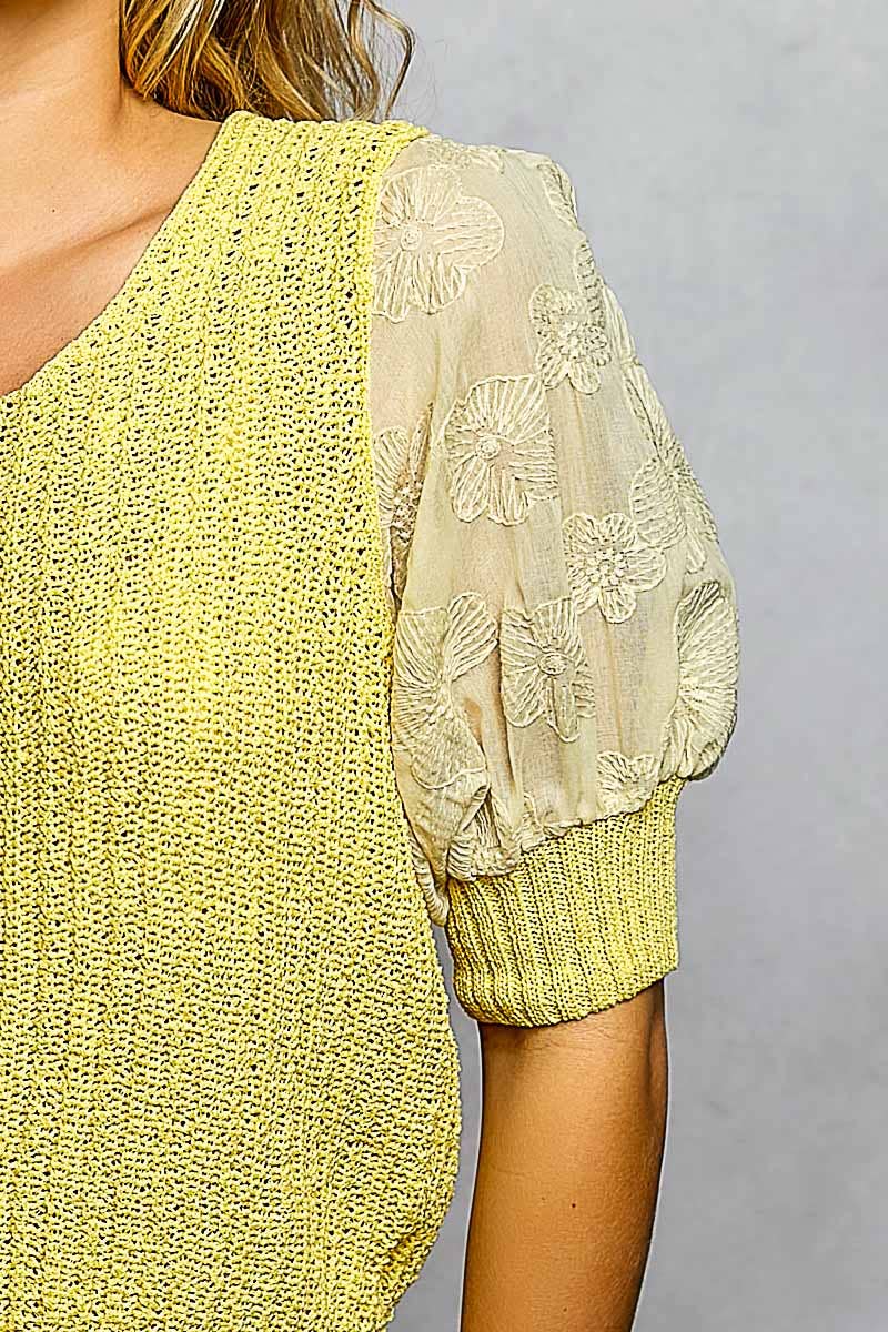 POL: Balloon Sleeve Sweater