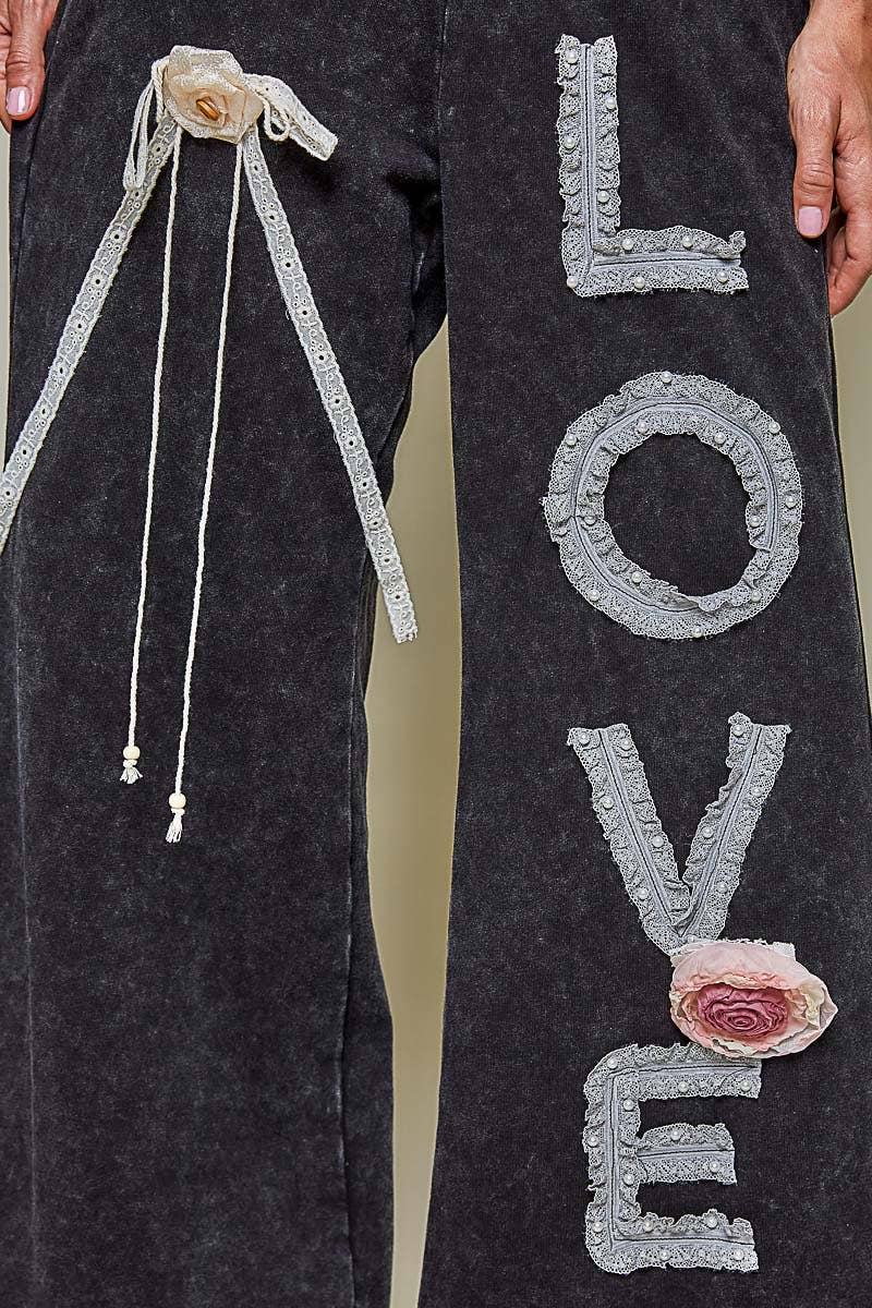 Love Lace Knit Pants