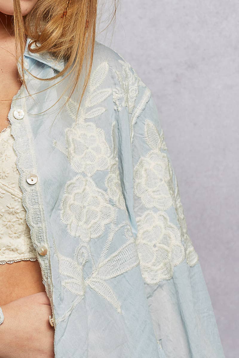 POL: Scalloped Edge Shirt