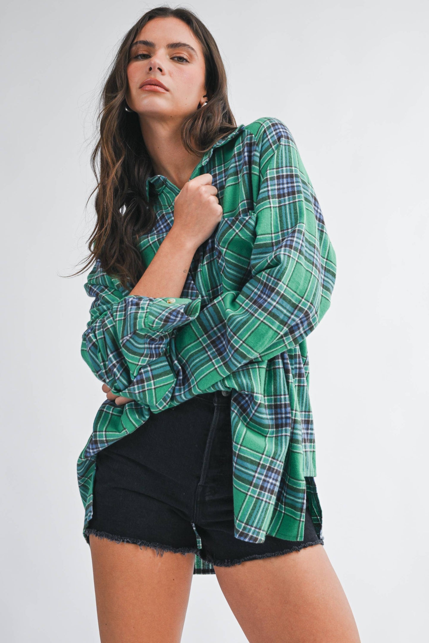 Oversized Flannel  Shirt