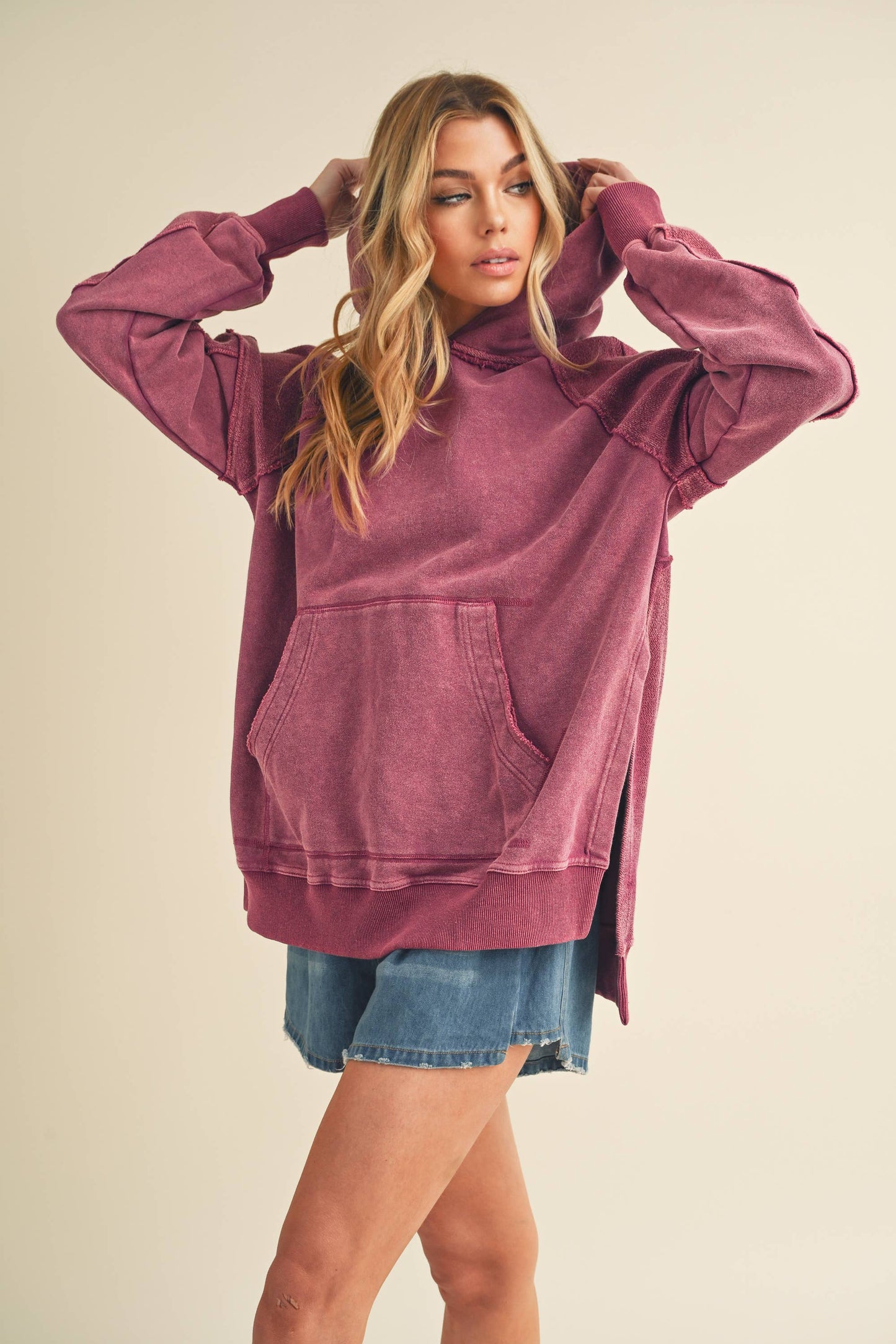 Side Slit Hoodie