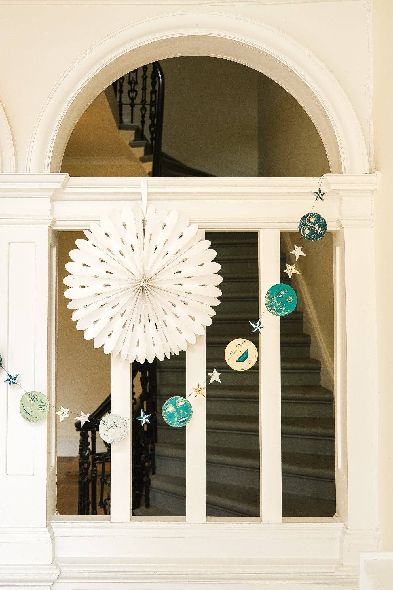 MAN ON THE MOON SEWN GARLAND