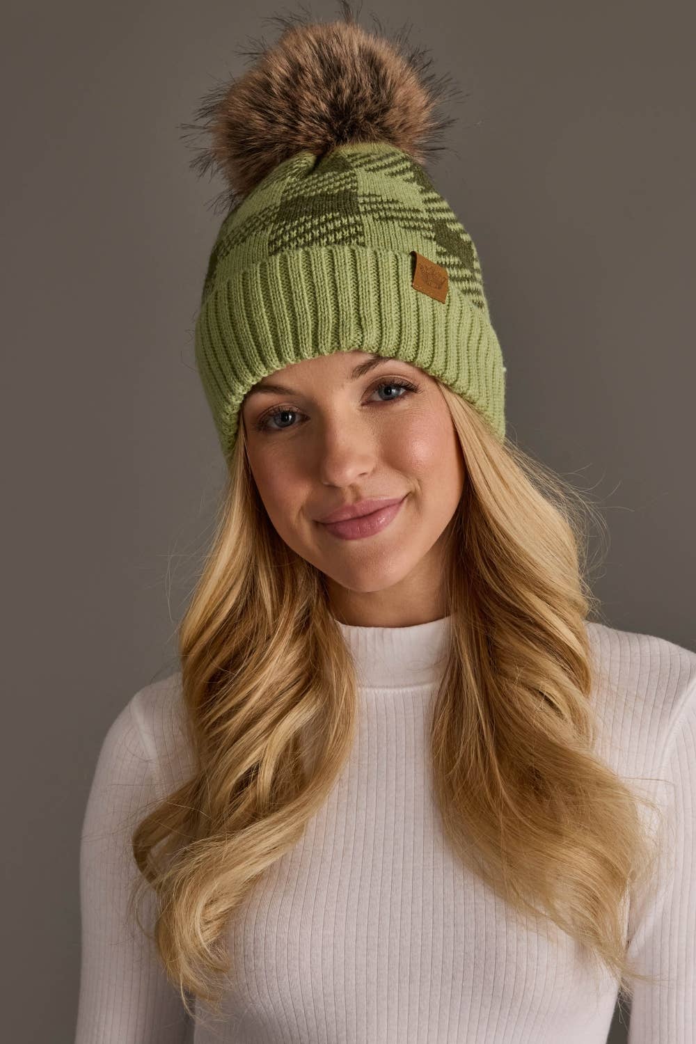 Green Plaid Hat