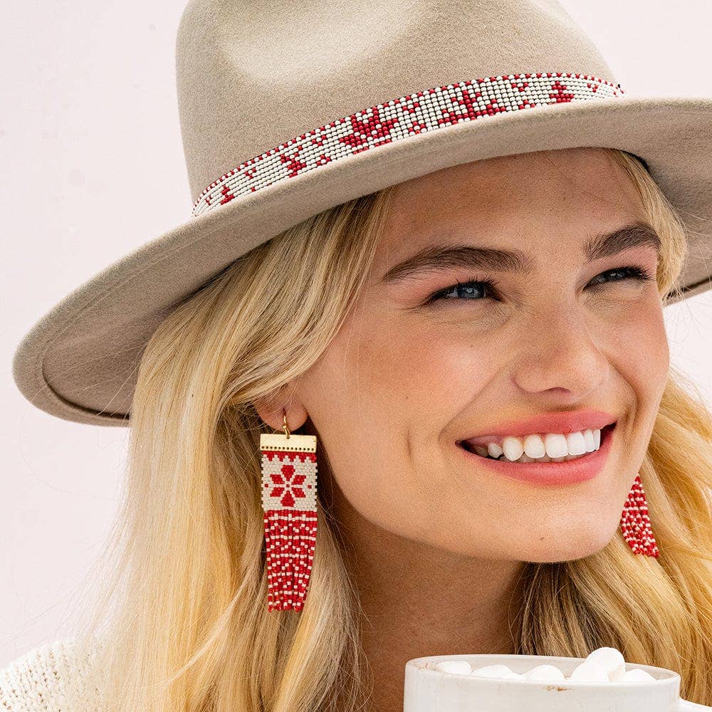 Red Holiday Earrings