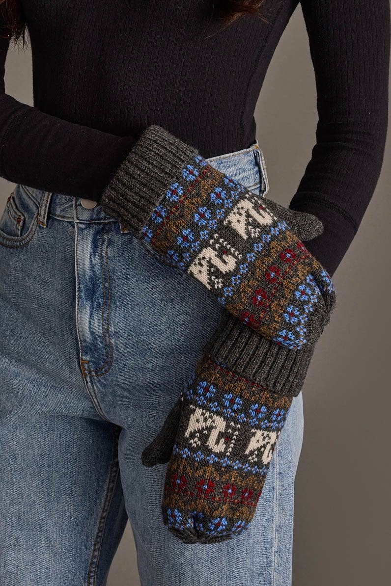 Gray Swan Mittens