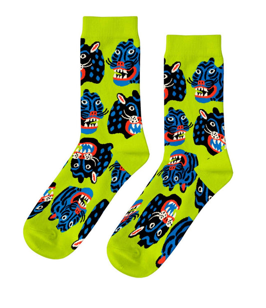 Wild Cats Art Socks