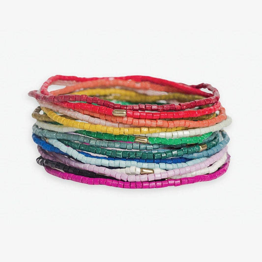 18 Strand Luxe Stretch Bracelet Set