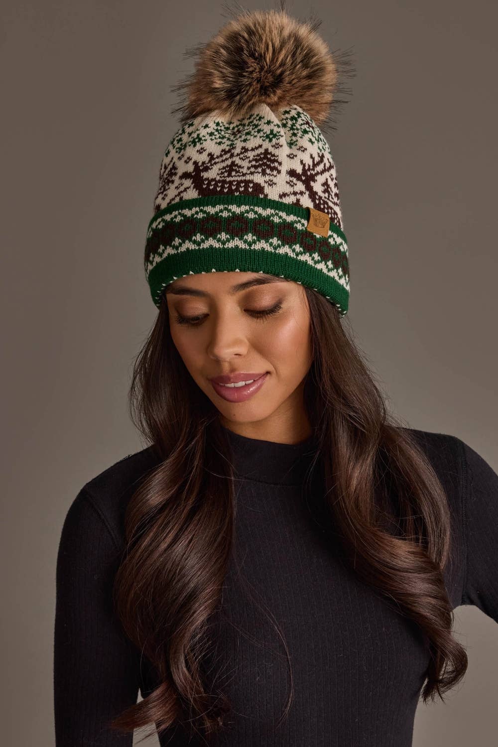 Cream Deer Hat