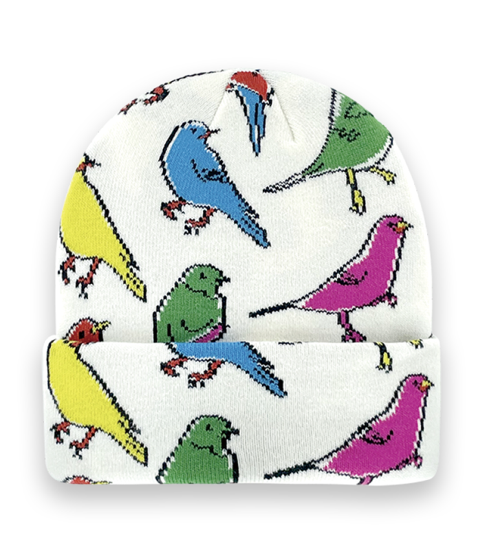 Bird Knit Beanie