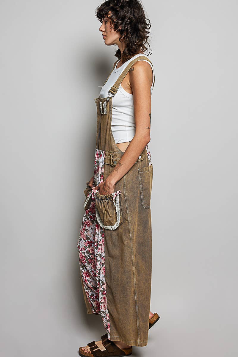 Pol: Vintage Wash Overalls