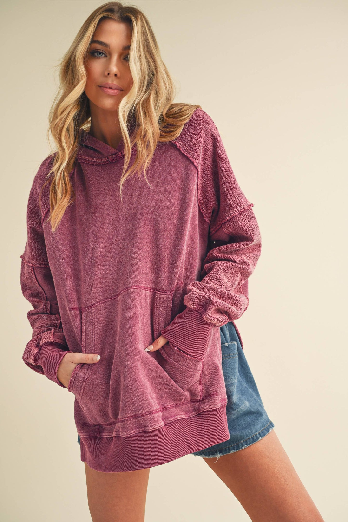 Side Slit Hoodie