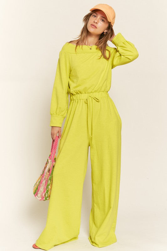 Off The Shoulder Jumpsuit