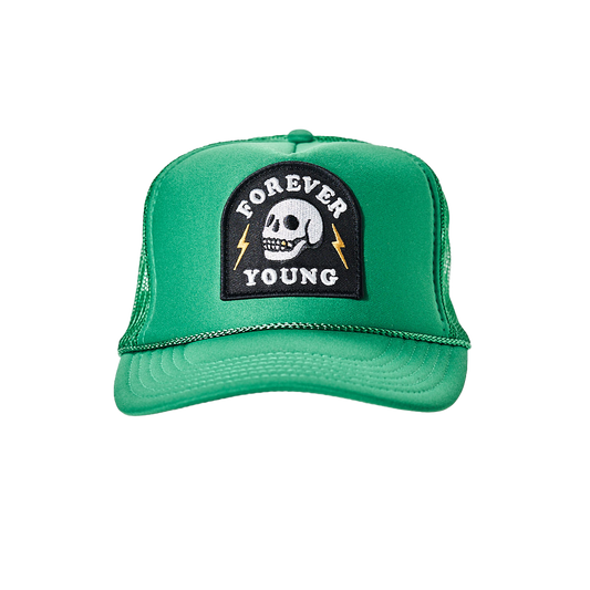 Forever Young Patch Trucker Hat
