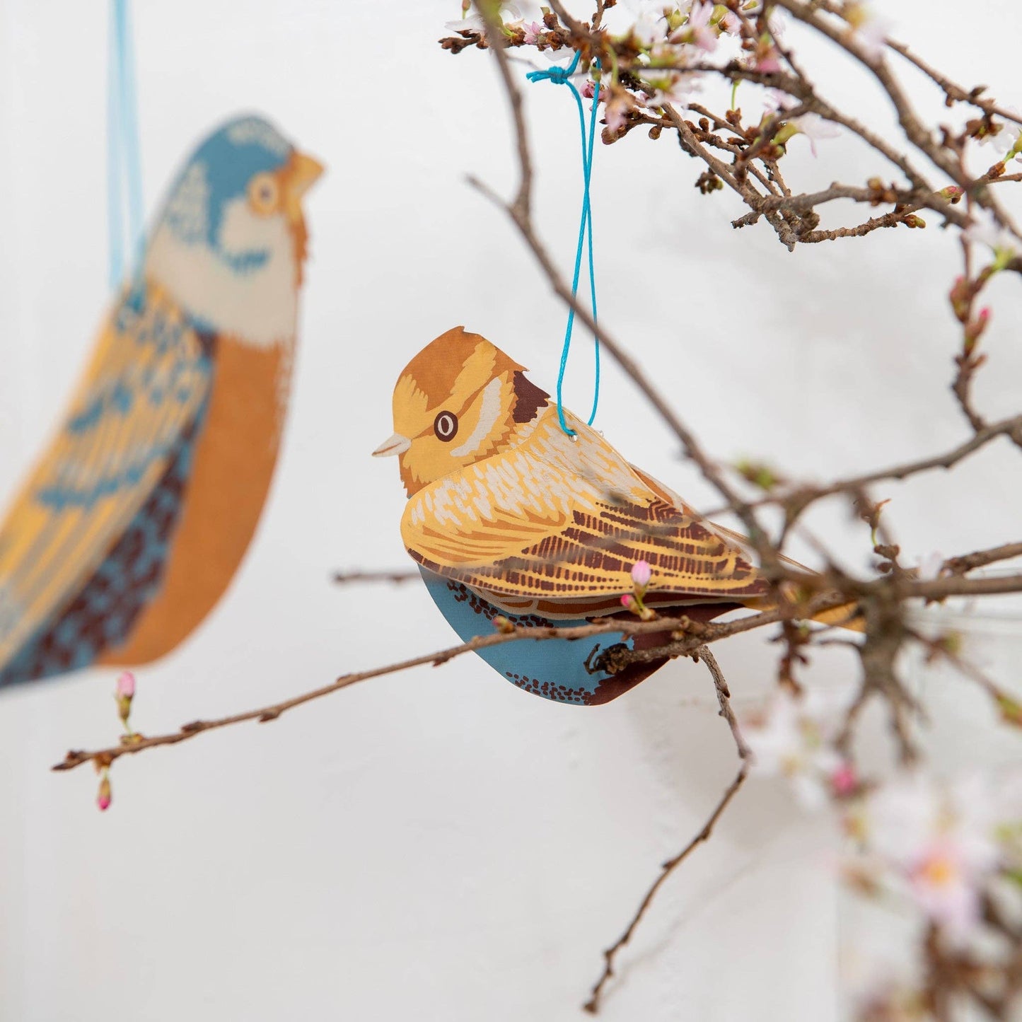 PAPER BIRD ORNAMENTS