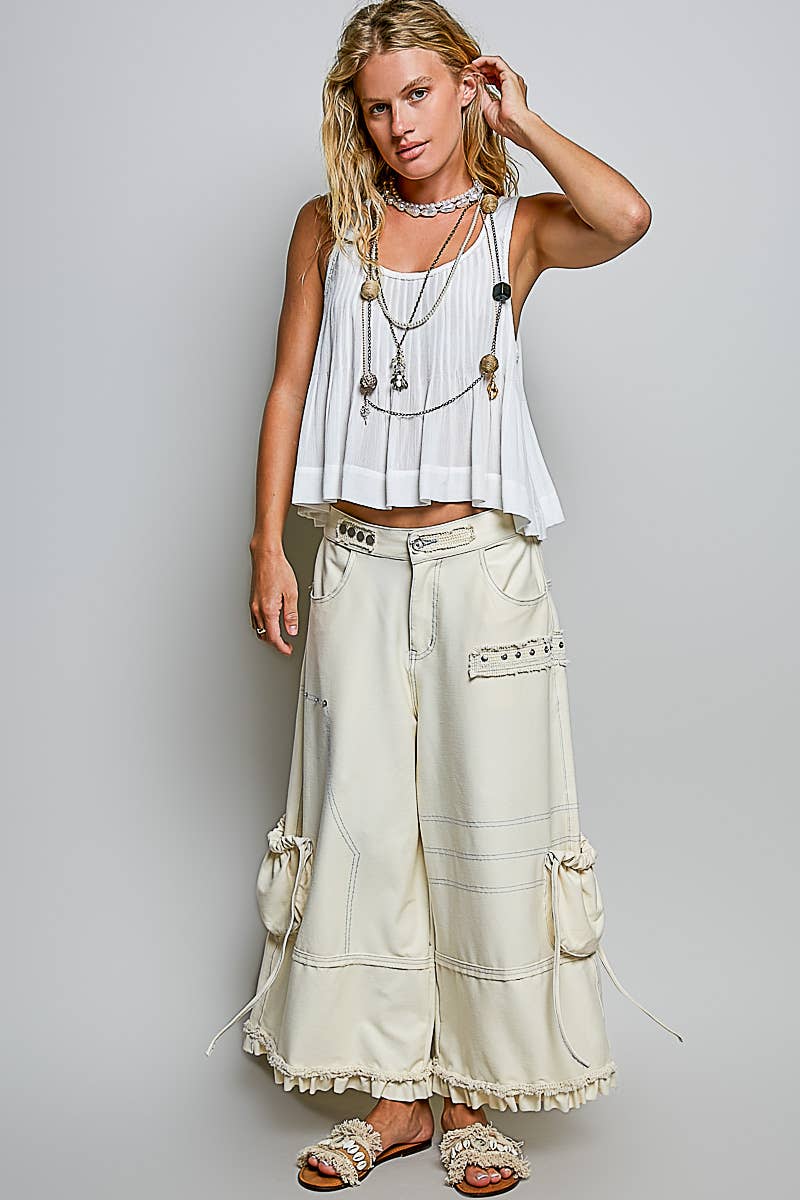 POL: Soft Touch Crop Cargos