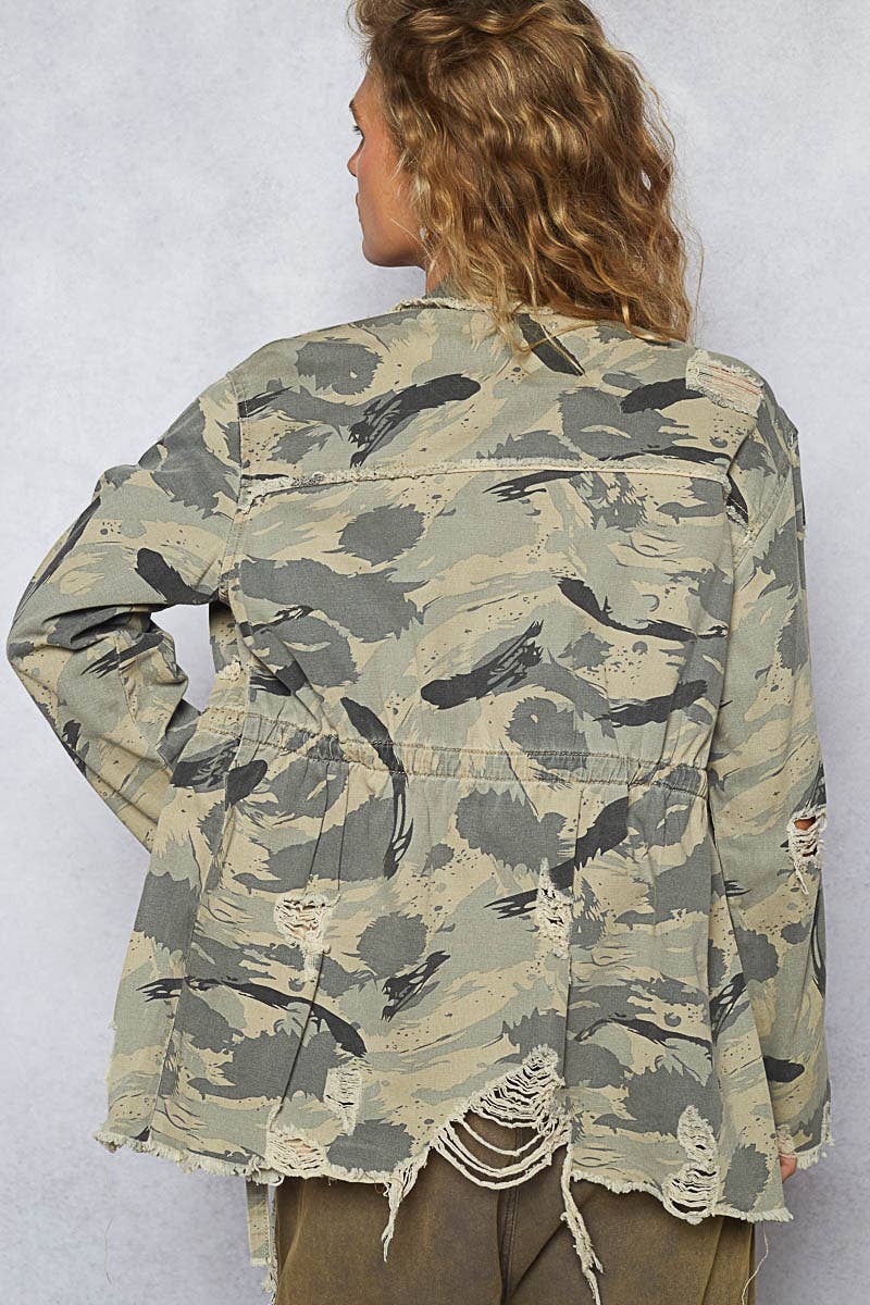 Pol: Camo Spring Jacket