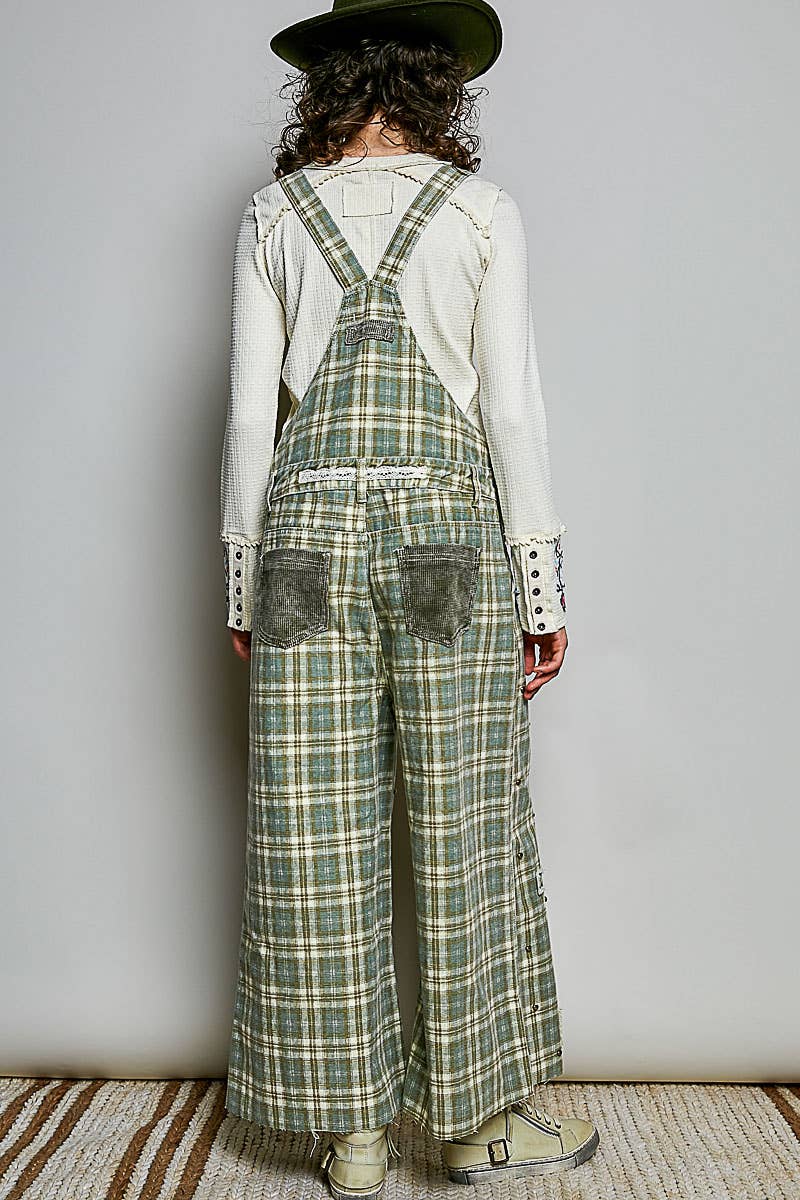 POL: Heart Stud  Overalls