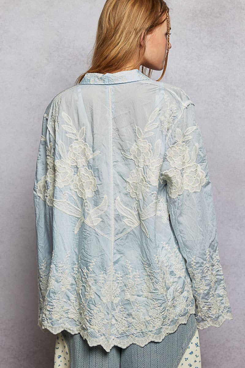 POL: Scalloped Edge Shirt