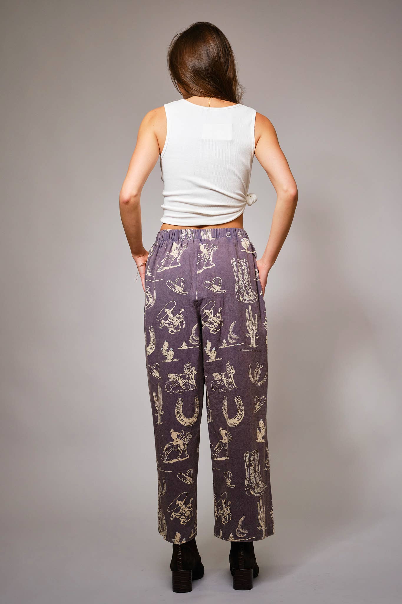 Western Printed Pants