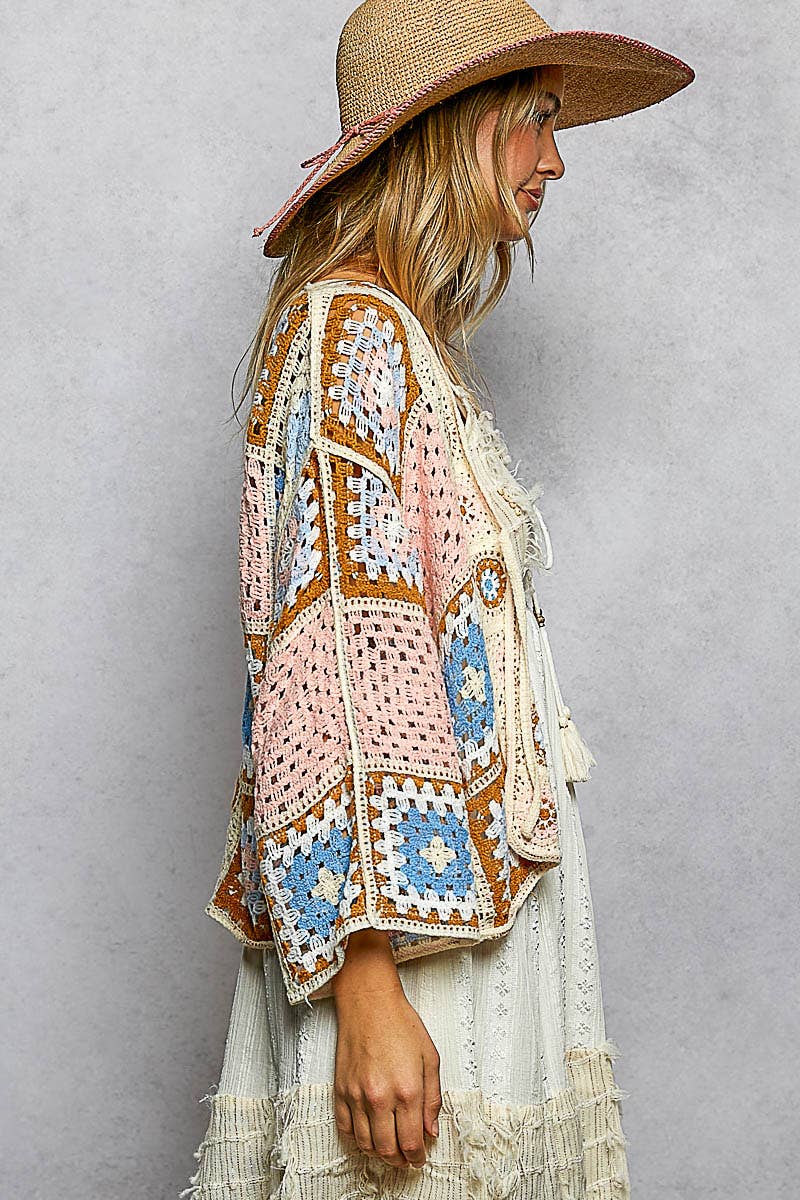 POL: Granny Square Cardigan