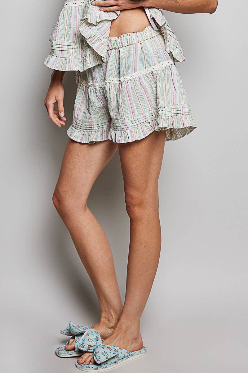 Pol:  Ruffle Shorts