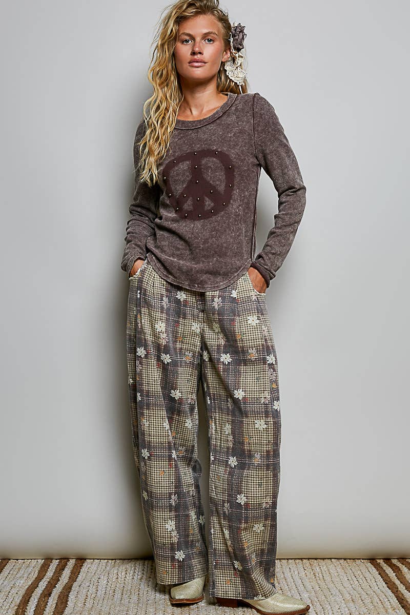 POL: Peace Stud Thermal Top