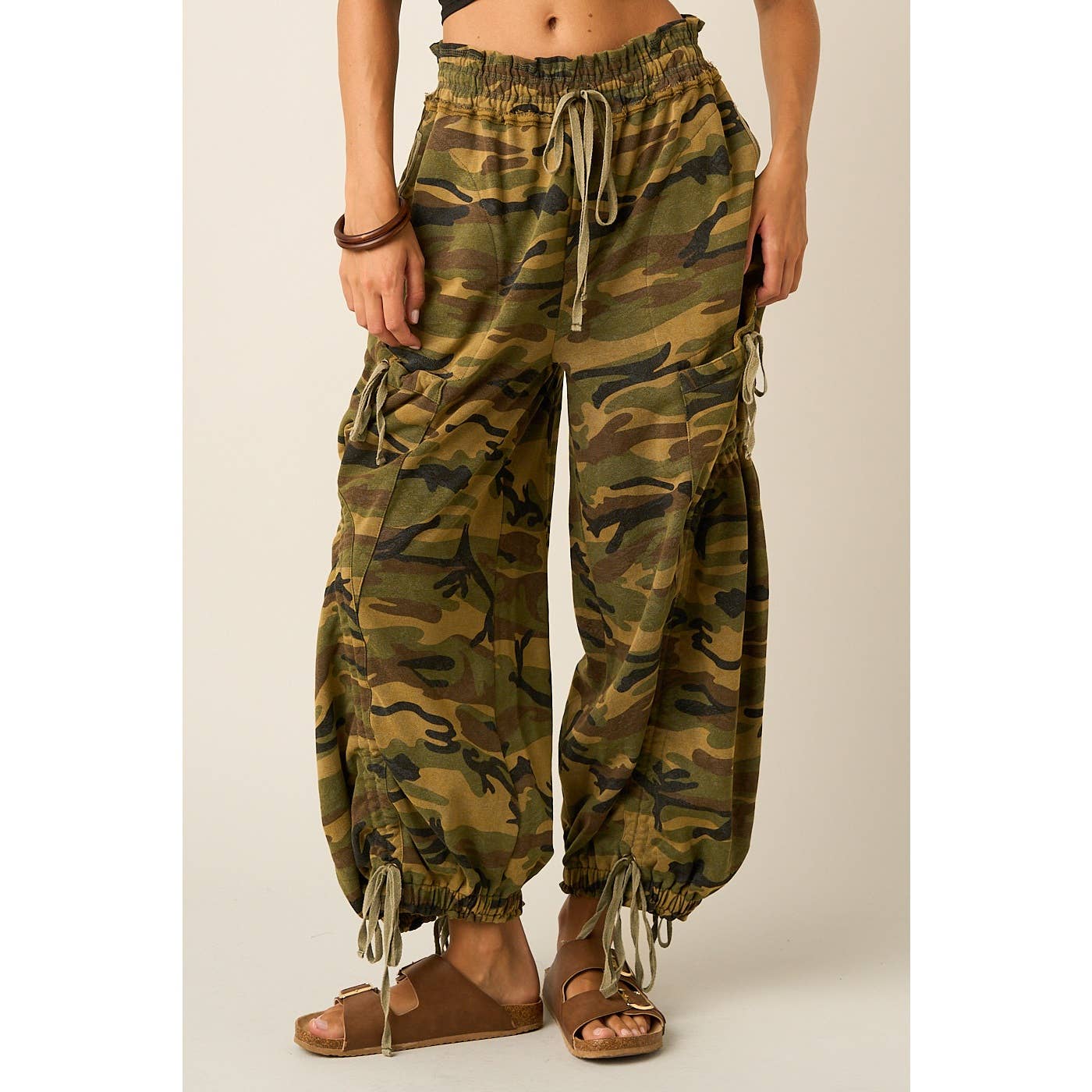 CAMO KNIT PANTS