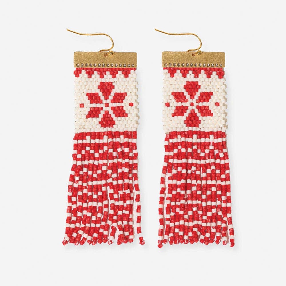 Red Holiday Earrings