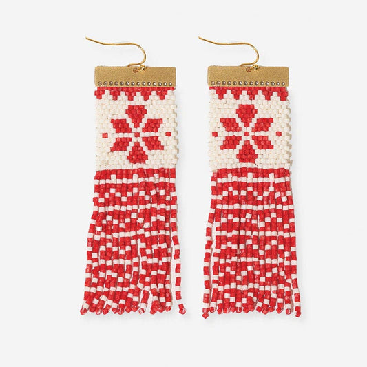 Red Holiday Earrings
