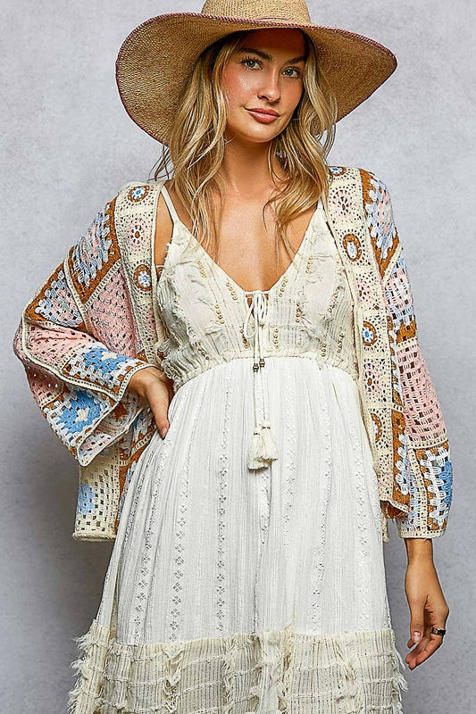 POL: Granny Square Cardigan