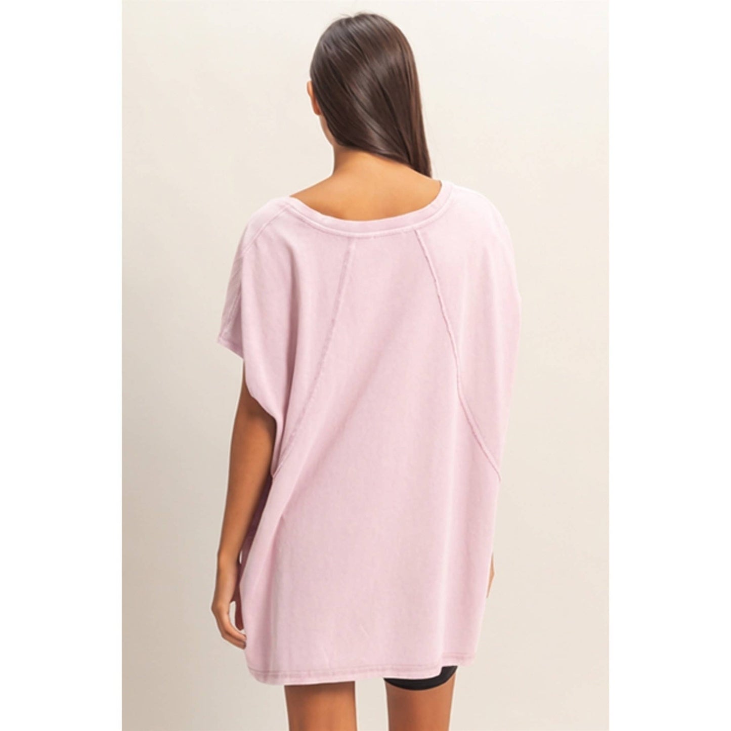 Oversized V-Neck Top