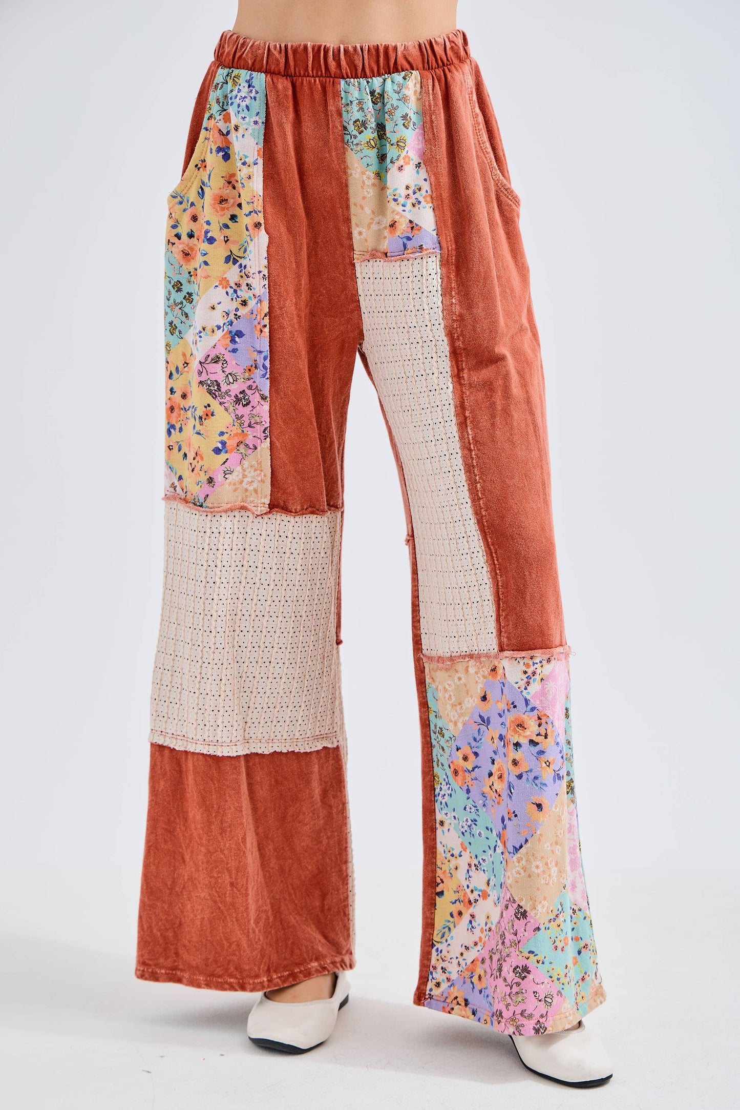 Rusty Floral Pants