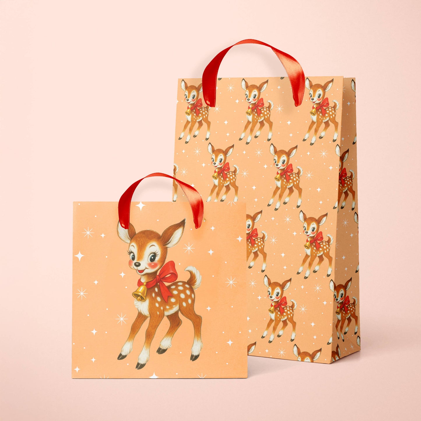 Retro Deer Gift Bag