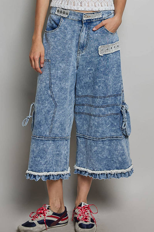 POL: Soft Touch Crop Cargos